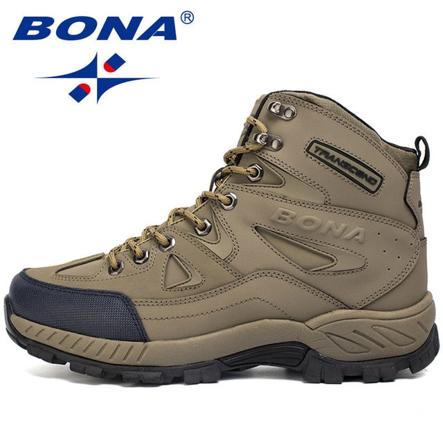 BONA New Arrival Men Hiking Shoes