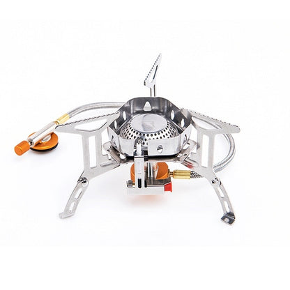 Wind proof outdoor gas burner