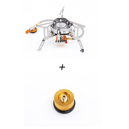 Wind proof outdoor gas burner