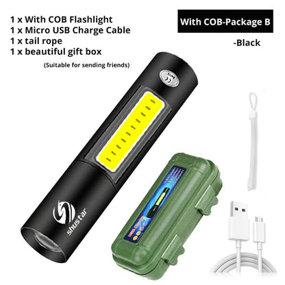 USB Rechargable Mini LED Flashlight