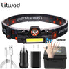 Head Lamp Headlight Waterproof Rechargeable