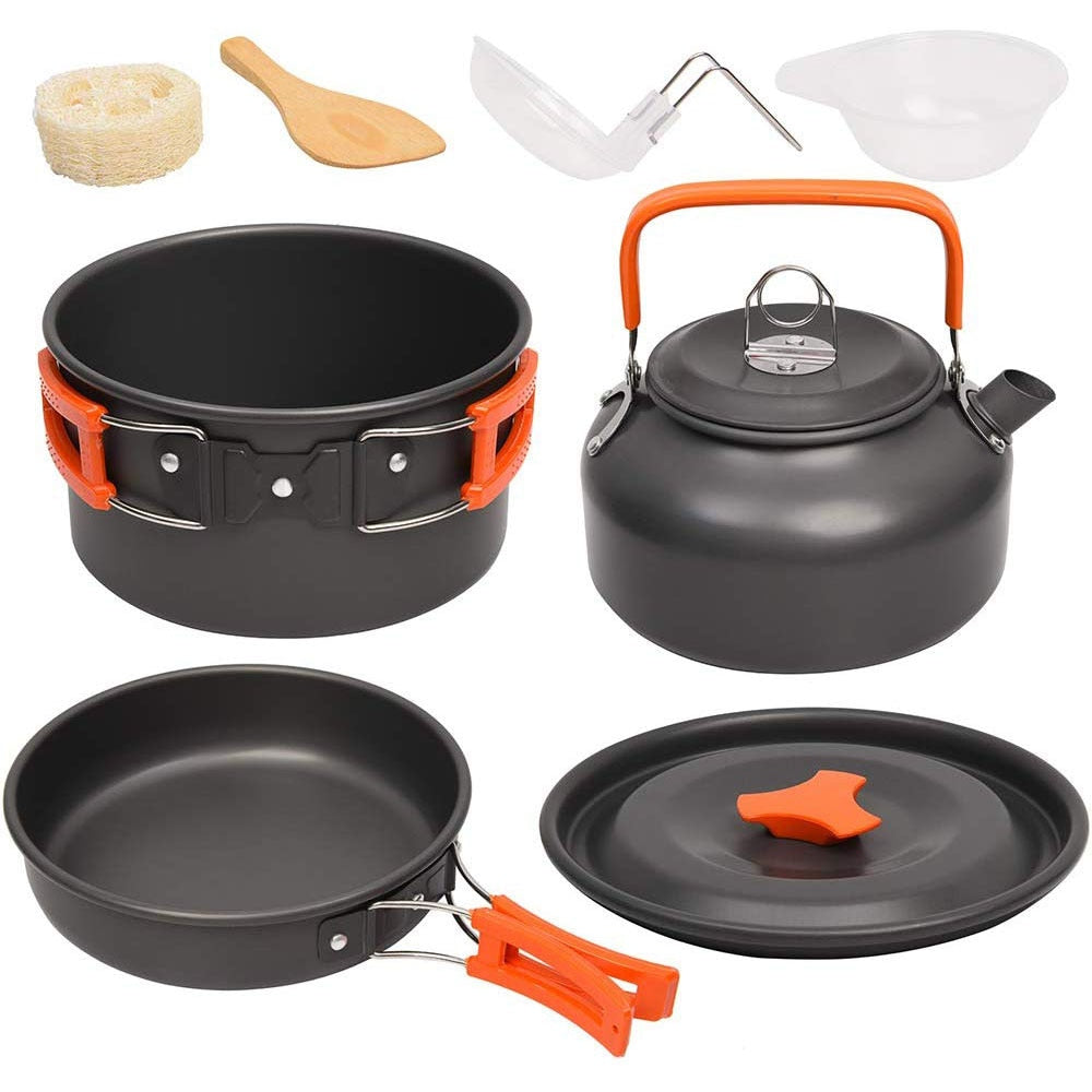 Camping Cookware Kit Outdoor