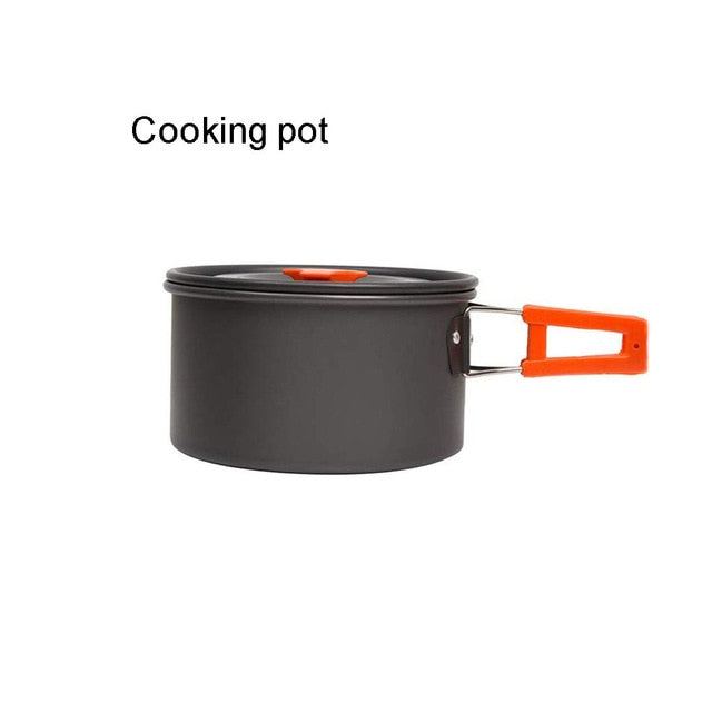 Camping Cookware Kit Outdoor