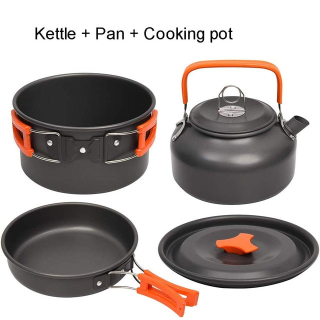 Camping Cookware Kit Outdoor