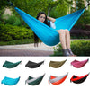 Double hammock hanging bed