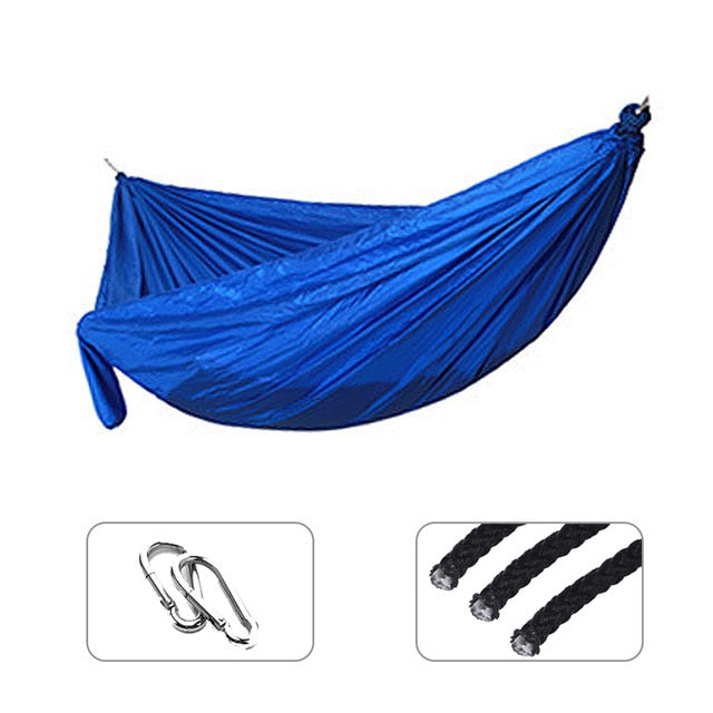 Double hammock hanging bed