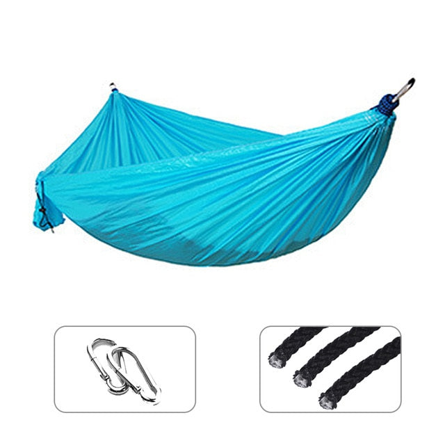 Double hammock hanging bed