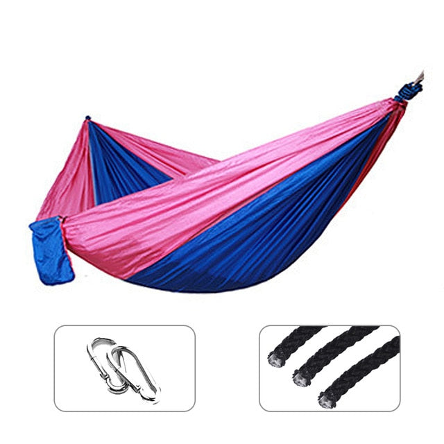 Double hammock hanging bed