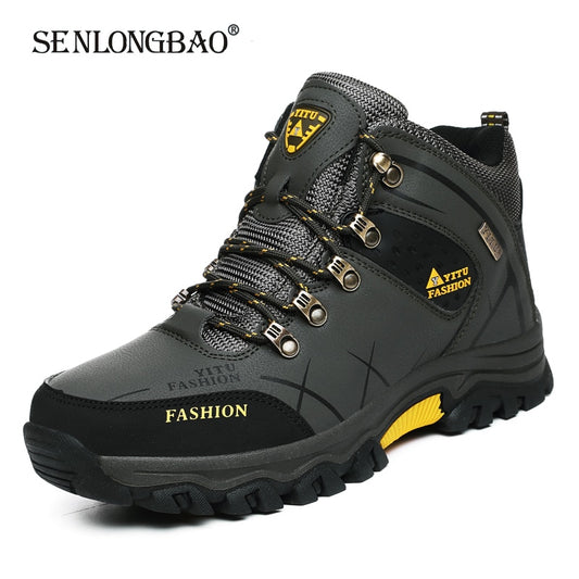 Winter Snow Boots Waterproof Leather