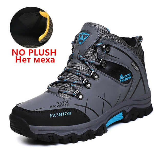 Winter Snow Boots Waterproof Leather