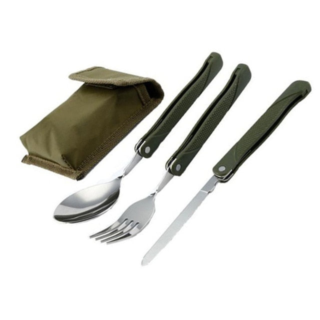 Stainless Steel Portable Tableware Set