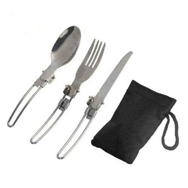 Stainless Steel Portable Tableware Set