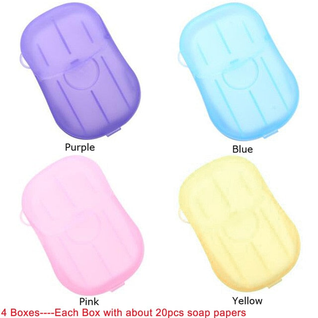 4 Box Disposable Soap Paper