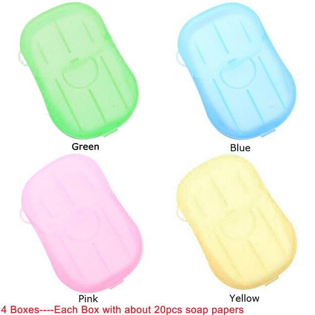 4 Box Disposable Soap Paper