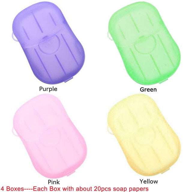 4 Box Disposable Soap Paper