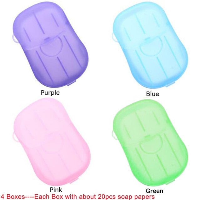 4 Box Disposable Soap Paper